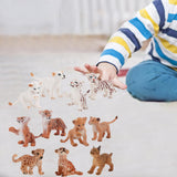Maxbell 11Pcs Simulation Animal Model Toy Mini DIY Crafts for Home Birthday Supplies