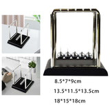 Maxbell Newtons Cradle Balance Balls with Wooden Stand for Desk Office Decoration S