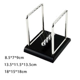 Maxbell Newtons Cradle Balance Balls with Wooden Stand for Desk Office Decoration S