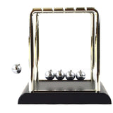 Maxbell Newtons Cradle Balance Balls with Wooden Stand for Desk Office Decoration M