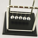 Maxbell Newtons Cradle Balance Balls with Wooden Stand for Desk Office Decoration M