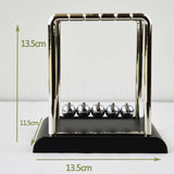 Maxbell Newtons Cradle Balance Balls with Wooden Stand for Desk Office Decoration M