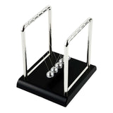 Maxbell Newtons Cradle Balance Balls with Wooden Stand for Desk Office Decoration L