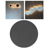 Maxbell Wall Lamp Wall Sconce Decoration Wall Mounted for Bedroom Porch Hallway Natural Lights Black