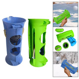 Maxbell Snowball Launcher Snowball Thrower Snowball Fighting Toy for Outdoor Adults Green