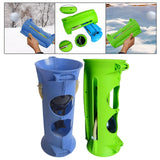 Maxbell Snowball Launcher Snowball Thrower Snowball Fighting Toy for Outdoor Adults Green