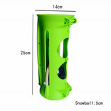 Maxbell Snowball Launcher Snowball Thrower Snowball Fighting Toy for Outdoor Adults Green