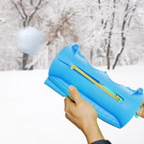 Maxbell Snowball Launcher Snowball Thrower Snowball Fighting Toy for Outdoor Adults Dark blue