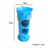 Maxbell Snowball Launcher Snowball Thrower Snowball Fighting Toy for Outdoor Adults Dark blue