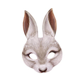 Maxbell Easter Rabbit Mask Cosplay Costume Props Novelty for Fancy Dress Carnival White