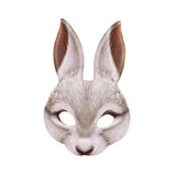 Maxbell Easter Rabbit Mask Cosplay Costume Props Novelty for Fancy Dress Carnival White