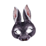 Maxbell Easter Rabbit Mask Cosplay Costume Props Novelty for Fancy Dress Carnival Black