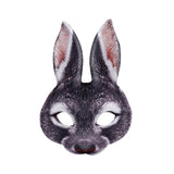 Maxbell Easter Rabbit Mask Cosplay Costume Props Novelty for Fancy Dress Carnival Black