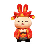 Maxbell Chinese New Year Doll Bunny Ornament Animal Doll Toy for New Year 35cm