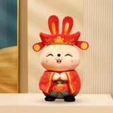 Maxbell Chinese New Year Doll Bunny Ornament Animal Doll Toy for New Year 35cm