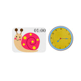 Maxbell Children Montessori Teaching Clock Cards Toys Educational Toy Colorful