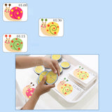 Maxbell Children Montessori Teaching Clock Cards Toys Educational Toy Colorful