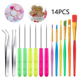 Maxbell 14 Pieces Multipurpose Cake Decorating Tools DIY Tool for Baking Birthday