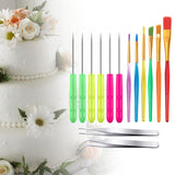Maxbell 14 Pieces Multipurpose Cake Decorating Tools DIY Tool for Baking Birthday