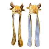 Maxbell Lovely Animal Plush Hat Photograph Prop for Festival Party Favors Cosplay Elk