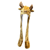 Maxbell Lovely Animal Plush Hat Photograph Prop for Festival Party Favors Cosplay Elk