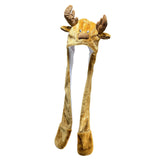 Maxbell Lovely Animal Plush Hat Photograph Prop for Festival Party Favors Cosplay Elk