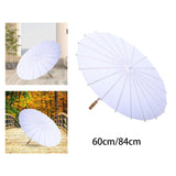 Maxbell Blank Paper Umbrella DIY Painting for Kids for Party Favors Goodie Bag Gifts 60cm