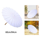 Maxbell Blank Paper Umbrella DIY Painting for Kids for Party Favors Goodie Bag Gifts 60cm
