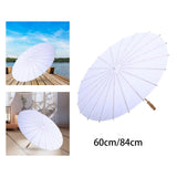 Maxbell Blank Paper Umbrella DIY Painting for Kids for Party Favors Goodie Bag Gifts 60cm