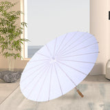 Maxbell Blank Paper Umbrella DIY Painting for Kids for Party Favors Goodie Bag Gifts 84cm
