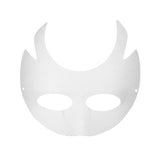 Maxbell Masquerade Mask Adjustable Paintable Mask Kids Craft for Party Cosplay Decor 20.5cmx19.5cm