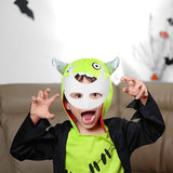 Maxbell Masquerade Mask Adjustable Paintable Mask Kids Craft for Party Cosplay Decor 20.5cmx19.5cm