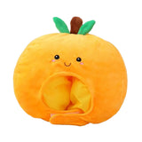 Maxbell Plush Fruit Headgear Hat Plush Orange Headgear Hat Photo Props Adult