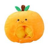 Maxbell Plush Fruit Headgear Hat Plush Orange Headgear Hat Photo Props Adult