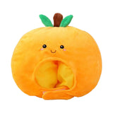 Maxbell Plush Fruit Headgear Hat Plush Orange Headgear Hat Photo Props Adult