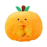 Maxbell Plush Fruit Headgear Hat Plush Orange Headgear Hat Photo Props Adult