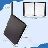 Maxbell Trading Card Binder Card Holder Protective Portable for Boys and Girls Black