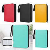 Maxbell Sturdy 400 Card Pocket Binder Organizer Holder for Business Cards Game Cards Red