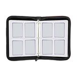 Maxbell Sturdy 400 Card Pocket Binder Organizer Holder for Business Cards Game Cards Red