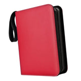 Maxbell Sturdy 400 Card Pocket Binder Organizer Holder for Business Cards Game Cards Red