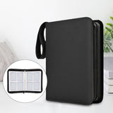 Maxbell Sturdy 400 Card Pocket Binder Organizer Holder for Business Cards Game Cards Black