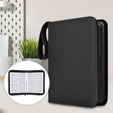 Maxbell Sturdy 400 Card Pocket Binder Organizer Holder for Business Cards Game Cards Black