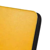 Maxbell Sturdy 400 Card Pocket Binder Organizer Holder for Business Cards Game Cards Yellow