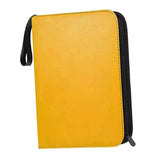 Maxbell Sturdy 400 Card Pocket Binder Organizer Holder for Business Cards Game Cards Yellow