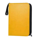 Maxbell Sturdy 400 Card Pocket Binder Organizer Holder for Business Cards Game Cards Yellow