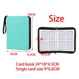 Maxbell Sturdy 400 Card Pocket Binder Organizer Holder for Business Cards Game Cards Green