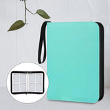 Maxbell Sturdy 400 Card Pocket Binder Organizer Holder for Business Cards Game Cards Green
