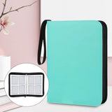 Maxbell Sturdy 400 Card Pocket Binder Organizer Holder for Business Cards Game Cards Green