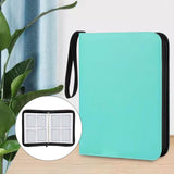 Maxbell Sturdy 400 Card Pocket Binder Organizer Holder for Business Cards Game Cards Green