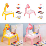 Maxbell Kids Drawing Table Toys Early Educational Toys for Boys Girls Holiday Gifts Yellow